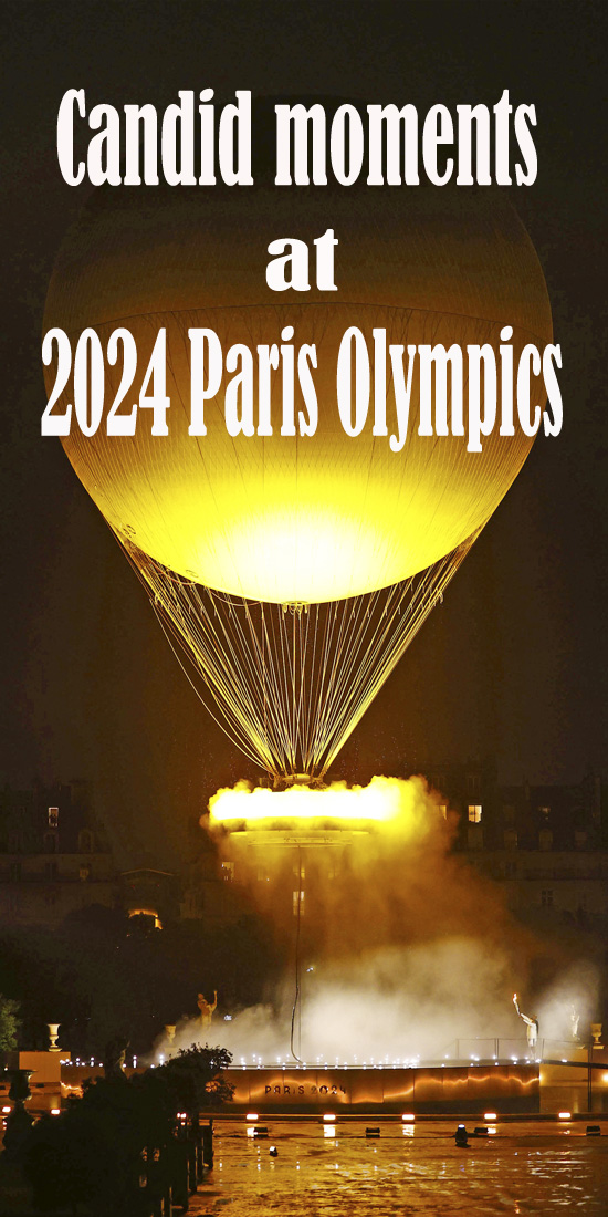 Candid moments at 2024 Paris Olympics